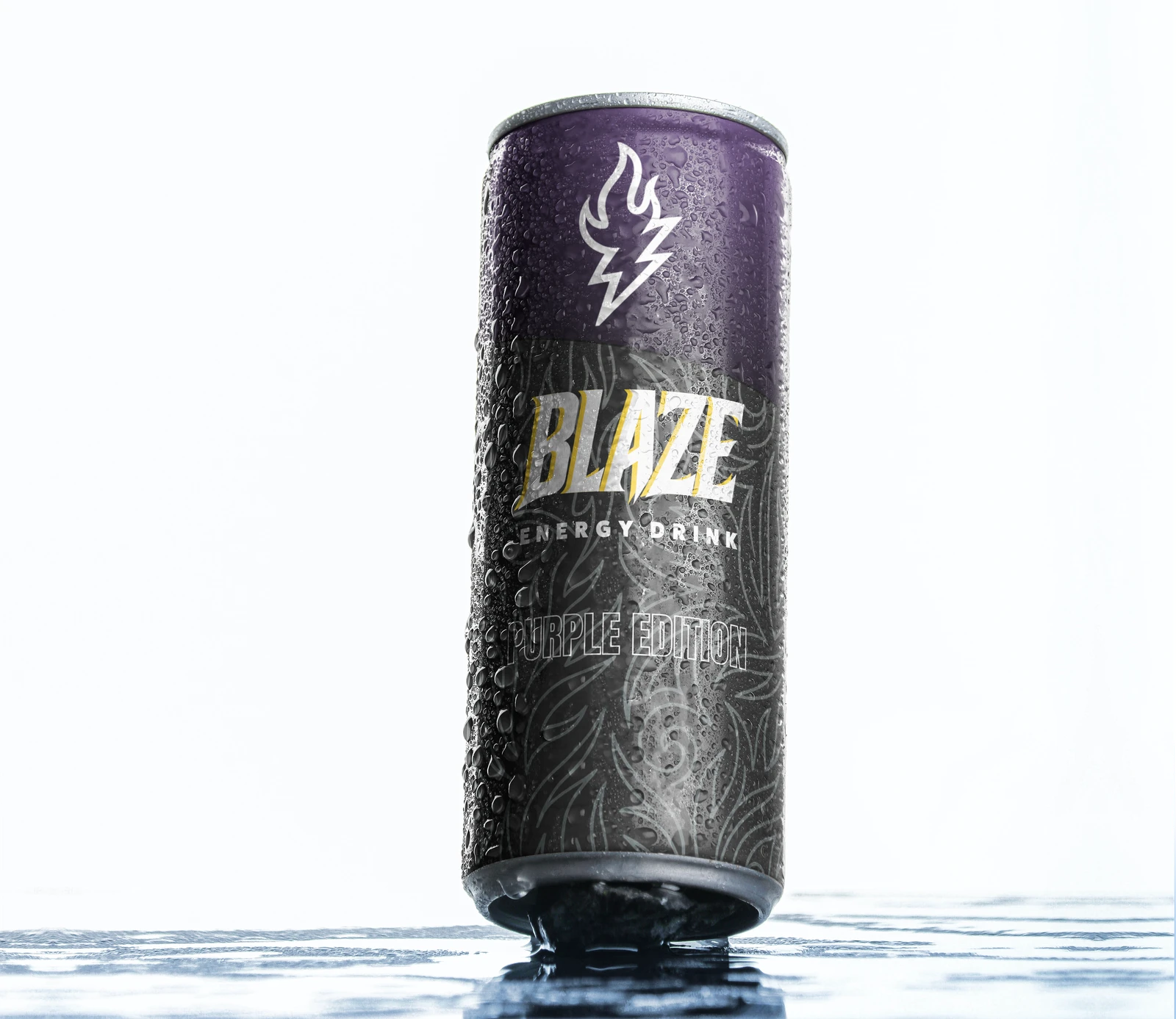 BLAZE enerji içeceği ambalaj konsepti