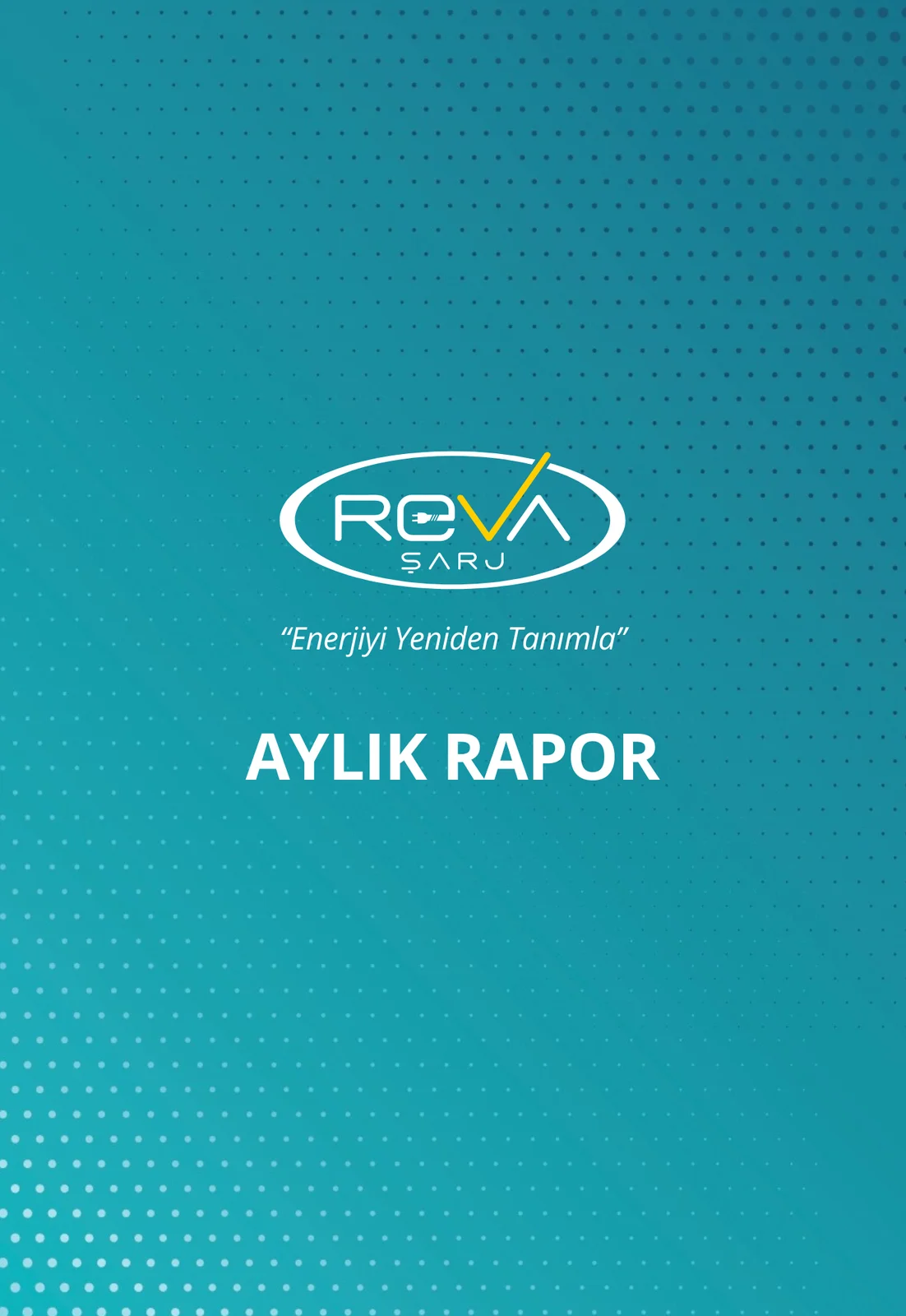 RevaŞarj kurumsal rapor kapağı tasarımı